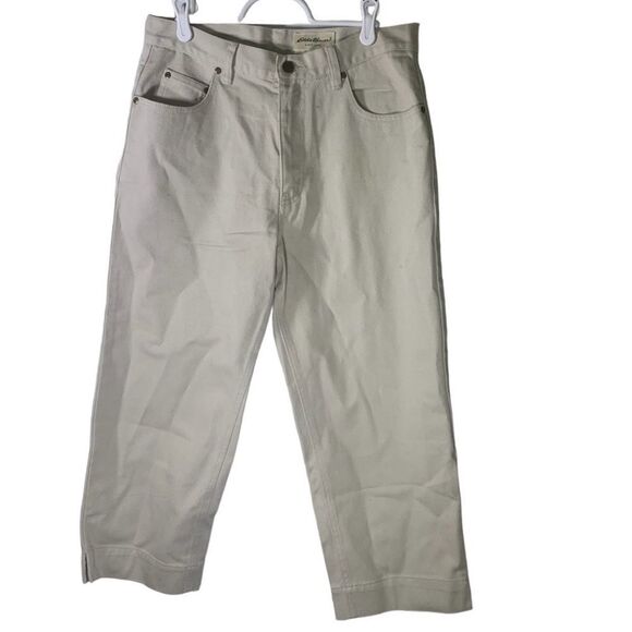 Eddie Bauer New Size‎ 10 Tan Capris - Picture 1 of 4